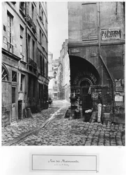 Rue des Marmousets, von der Rue Saint-Landry, Paris, 1858-78